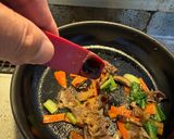 野菜と牛肉の炒め物作り方4写真