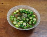 おくらと塩昆布の白だし漬け作り方5写真