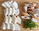 長芋とちくわの和風めんたいバターソテー作り方1写真