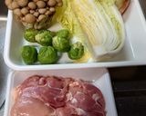 白菜トロトロ💫チキンのクリーム煮作り方1写真
