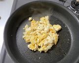 オートミール 韓国風炒り豆腐丼作り方3写真