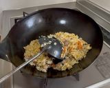 福岡のうどん屋のアレ、博多かしわ飯風炒飯作り方7写真