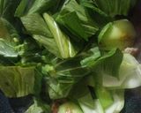 チンゲン菜と豚肉の塩炒め作り方4写真
