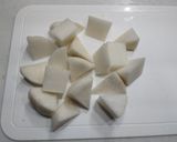 白菜うどん鍋ロールキャベツ入り作り方1写真
