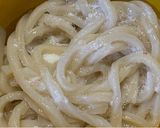 レンチン簡単♪釜玉うどん作り方4写真