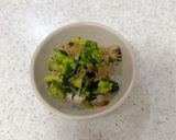 水かけ菜漬けの油揚げチーズ焼き作り方1写真