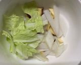 お一人様野菜たっぷり梅すき焼き味親子丼作り方3写真