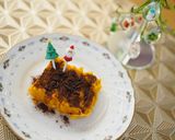 混ぜるだけ簡単パンプキン🎃プリンケーキ作り方6写真