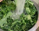 ケールの菜の花のハニーマスタードサラダ作り方1写真