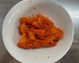 レンチン！甘さ引き立つ皮付き人参サラダ作り方3写真