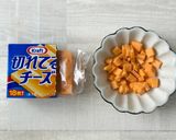 軽やか♪チーズ入りかぼちゃとトマトのサラダ作り方4写真