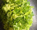 🌱かぶの葉っぱとちりめんじゃこ作り方1写真