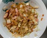 お一人様野菜たっぷりキムチウスター味炒飯作り方9写真