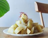 白菜とジャガイモ欧州アンチョビガリバター作り方2写真