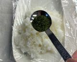 青のりと炒りごまの麺つゆおにぎり作り方2写真