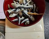 生わかめの味噌汁（煮干し出汁から）作り方1写真