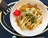 裏面完全無視　屋台のやきそば　麺が違う！作り方6写真