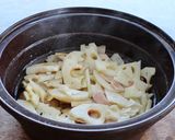 簡単うまい♪れんこんのベーコンバター醤油作り方3写真