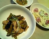 鶏肉と茄子のガーリック炒め作り方3写真