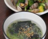 あさりとブロッコリーのサラダ、スープ添え作り方10写真