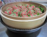 熱々で召し上がれ♪カラフルなもち米団子作り方9写真
