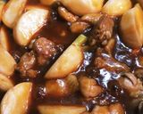 かぶと鳥肉の簡単デミグラスソース風煮込み作り方5写真