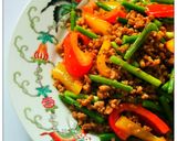 豚ひき肉と彩り野菜の醤油炒め作り方9写真