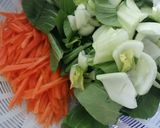 生姜香る豚肉とチンゲンサイの中華風炒め作り方2写真