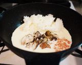鮭フレークと豆乳で作る ヘルシーリゾット作り方4写真