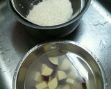さつま芋と竹輪の炊き込みご飯＊佃煮付＊作り方1写真