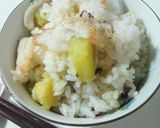 さつま芋と竹輪の炊き込みご飯＊佃煮付＊作り方6写真