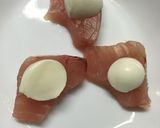 ビンチョウマグロとモッァレラの一口サラダ作り方2写真