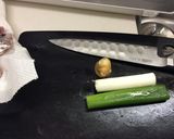 大好物の鯵のなめろう♡お酢かけ♪作り方4写真