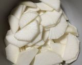 カブと塩昆布の甘酢漬け作り方1写真