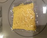 旬の食材キノコたっぷりクリーム焼きそば作り方4写真