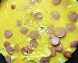 卵とウインナーのレタス包み作り方3写真