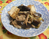 なすと厚揚げ・しょうゆ＆ガーリック炒め作り方4写真