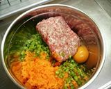 ◆ふわふわ◆野菜ハンバーグ(*^^*)作り方2写真