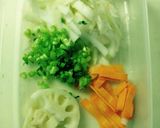 大豆のお肉でヘルシー巾着作り方1写真