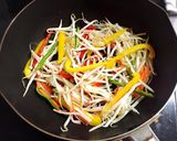簡単節約♡余り物de塩焼きそば作り方1写真