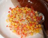 パーティーに♡サーモンと卵の彩りサラダ作り方2写真