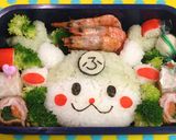 簡単♡埼玉県のゆるキャラふっかちゃん弁当作り方11写真