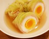 卵丸ごとロールキャベツ作り方8写真