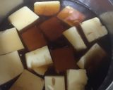 絹豆腐の春菊入りあんかけ作り方2写真