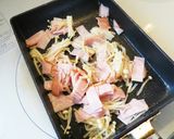 お弁当に☆ハムとほうれん草のグラタン作り方4写真