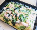 お弁当に☆ハムとほうれん草のグラタン作り方7写真