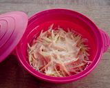 レンジでじゃがいもと辛子明太子のパスタ風作り方2写真
