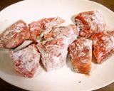 サーモン＆ポテトのバターしょう油炒め作り方1写真
