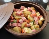 美味！塊ハムとほっくりポテトの香草蒸し作り方4写真