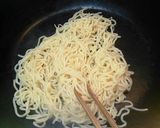 こんにゃく麺で豚と高菜のあんかけ麺作り方4写真
